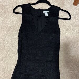 Elegant Black Sleeveless Dress